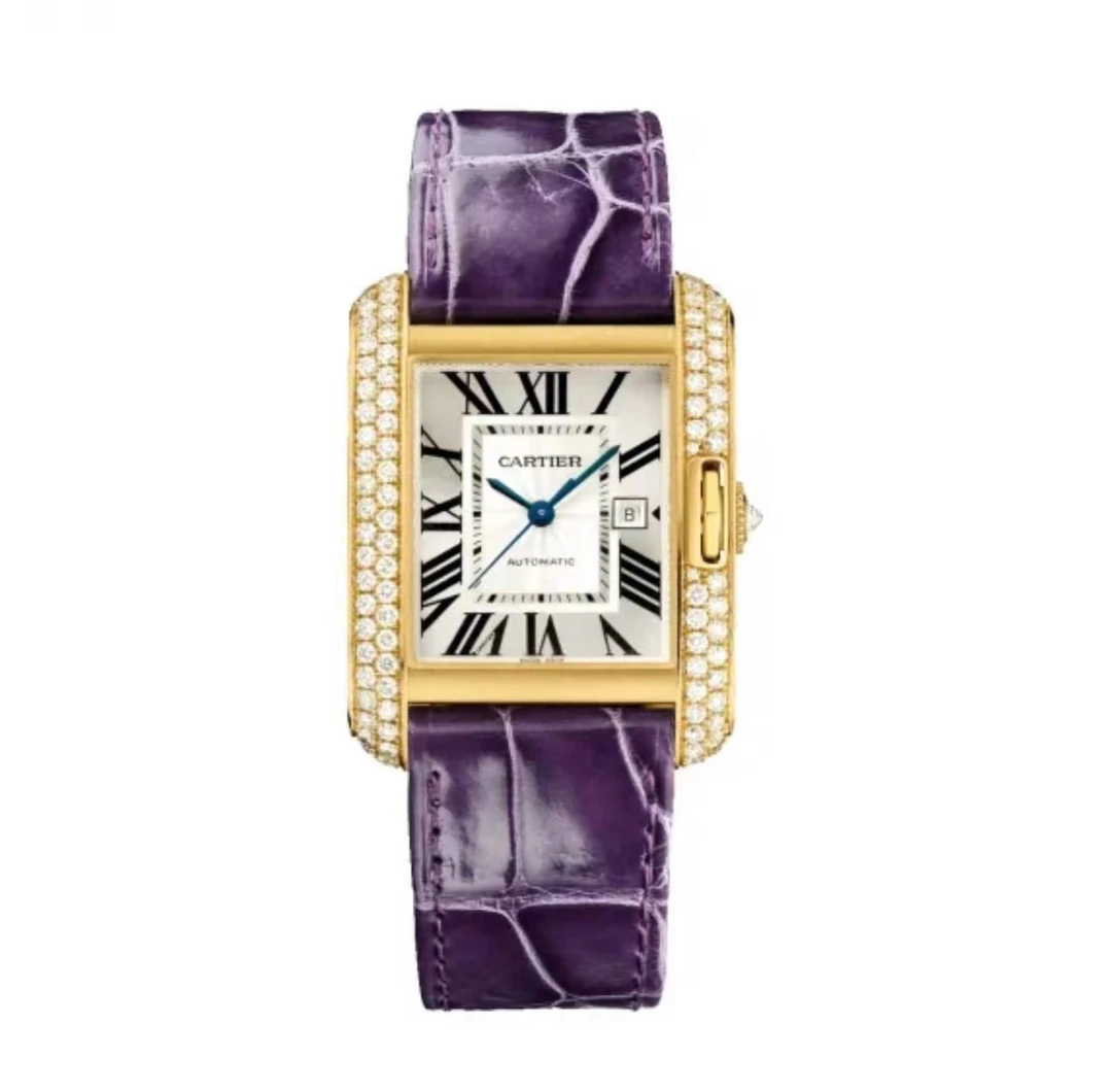 95新 Cartier/卡地亚 坦克系列 WT100017 大全套机械14年中性表