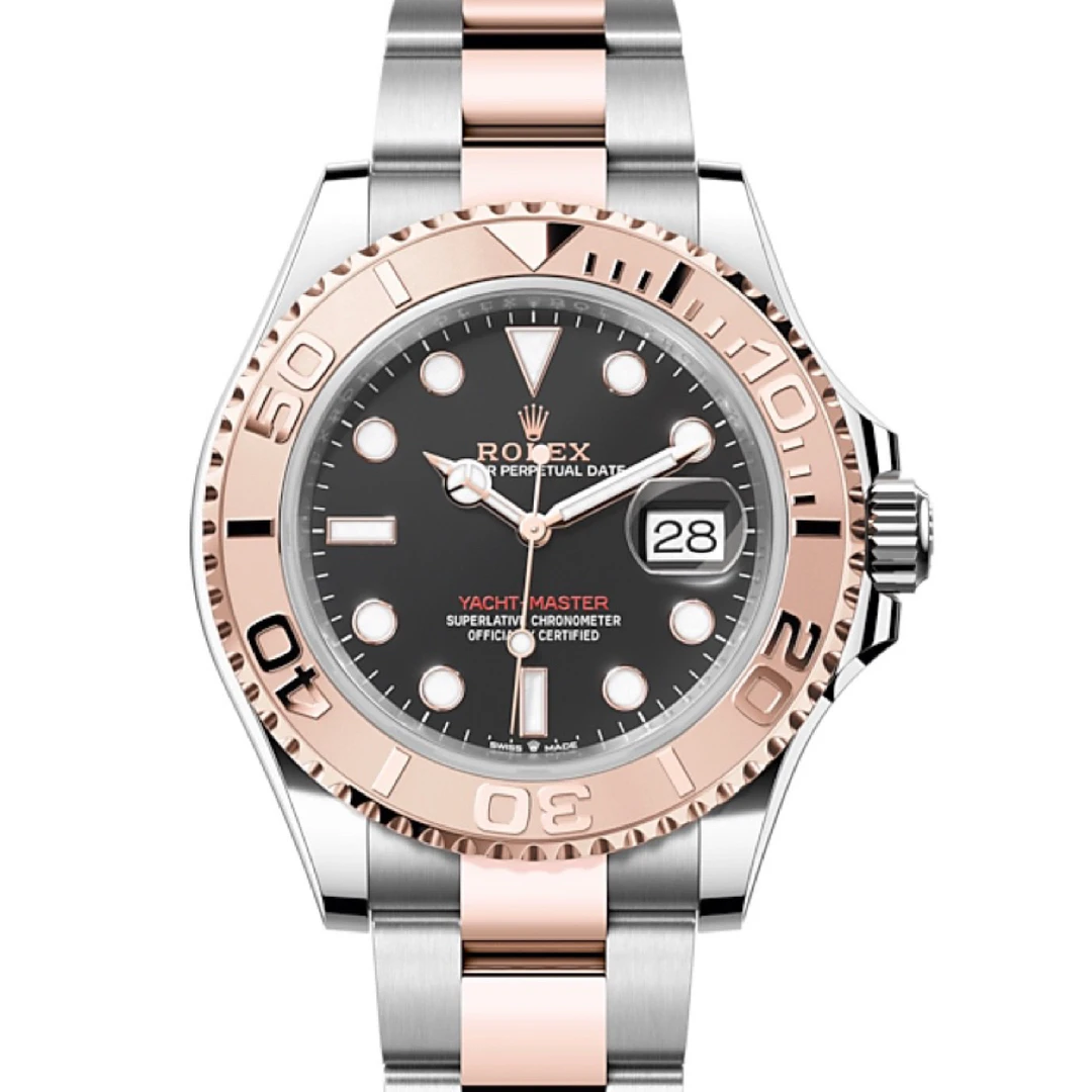 95新 Rolex/劳力士 间金游艇M126621/40表径机械男士腕表21年全套