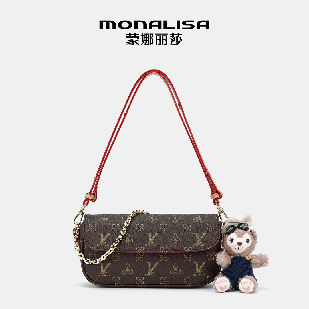 蒙娜丽莎/MONALISA时尚轻奢经典限定单肩斜挎包24112
