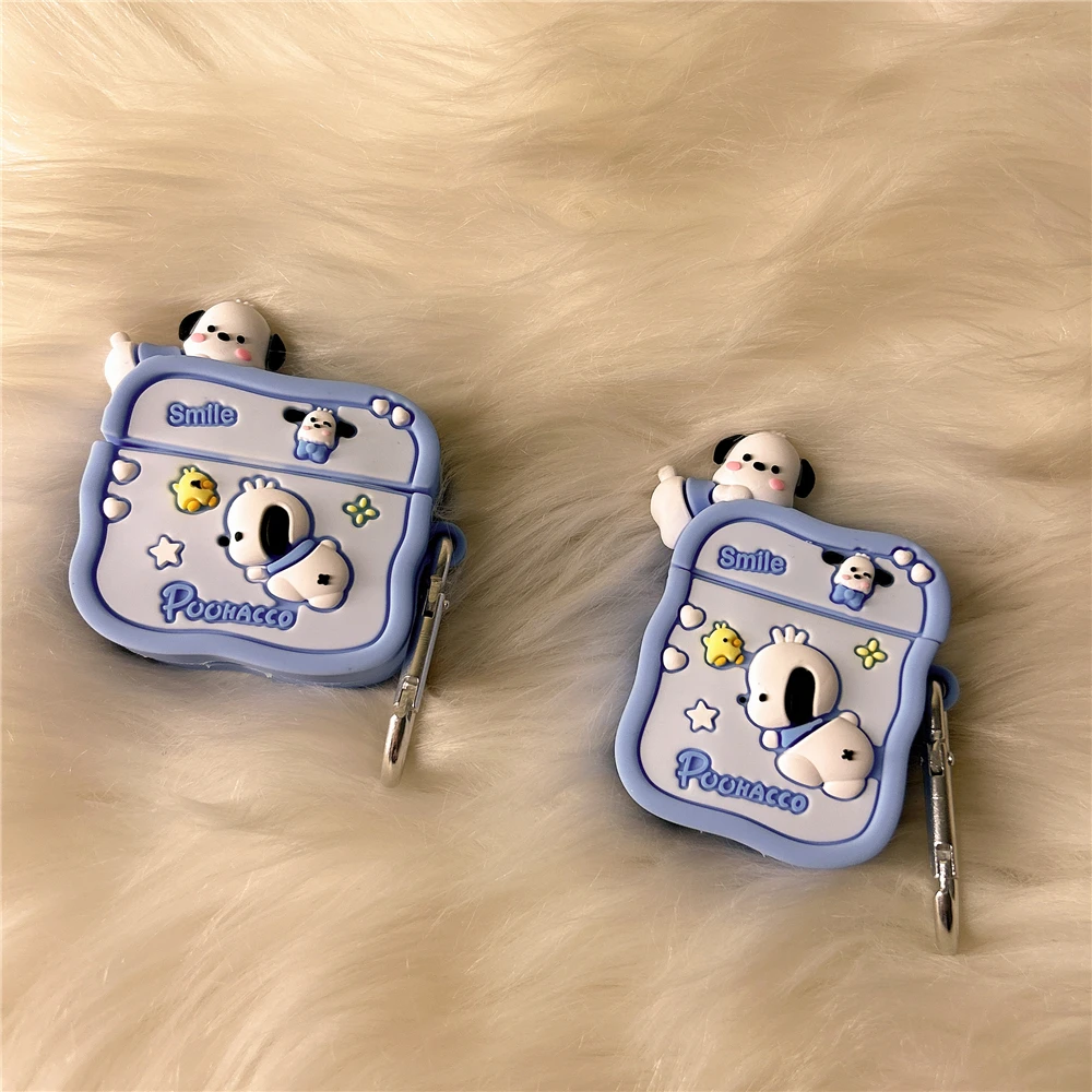 可爱帕恰狗airpods pro2保护套适用苹果3代无线蓝牙耳机套1/2代壳