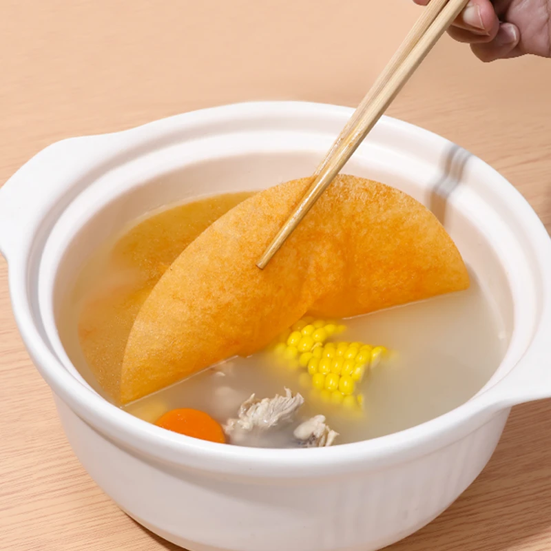 日本厨房吸油纸煲汤吸油膜食用去油腻煮汤去油纸吸油棉食品滤油纸