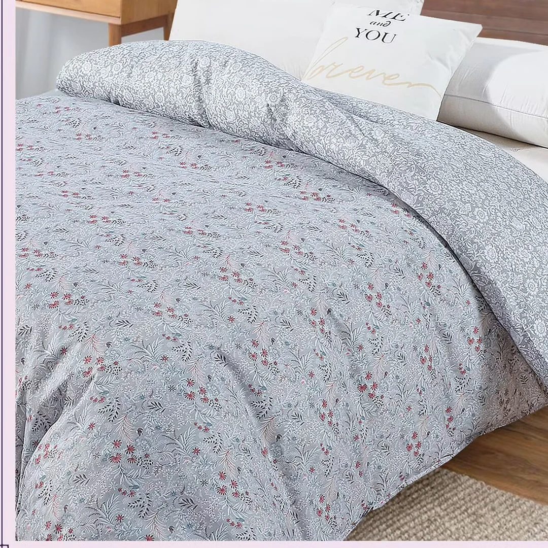 212款150/200单人小碎花100%纯棉被罩加厚印花高织密亲肤柔软绗缝