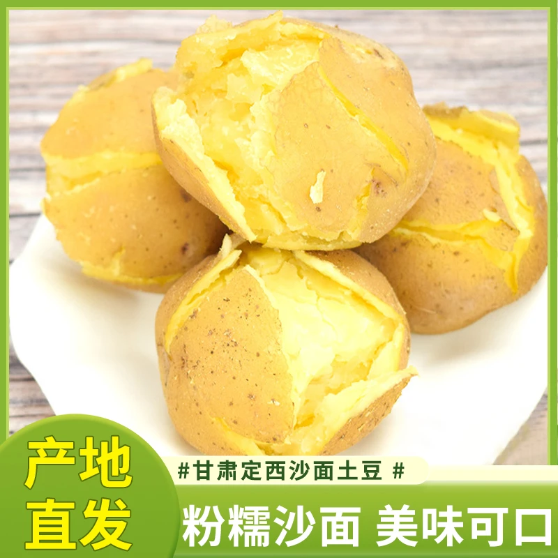 【定西直发】2024新土豆甘肃定西高原旱地土豆黄心马铃薯粉面沙糯