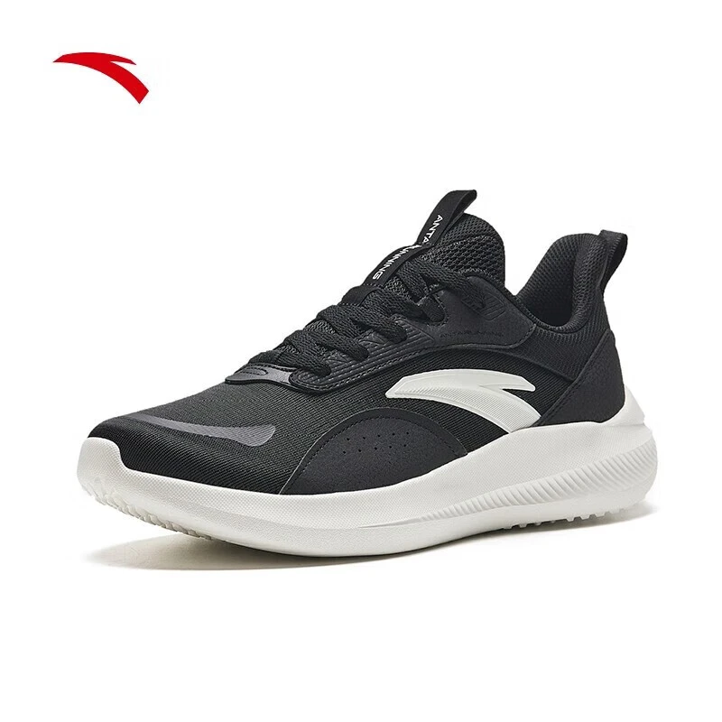 安踏男鞋运动跑步鞋男夏季透气网面2024年轻便减震休闲跑鞋爸爸鞋