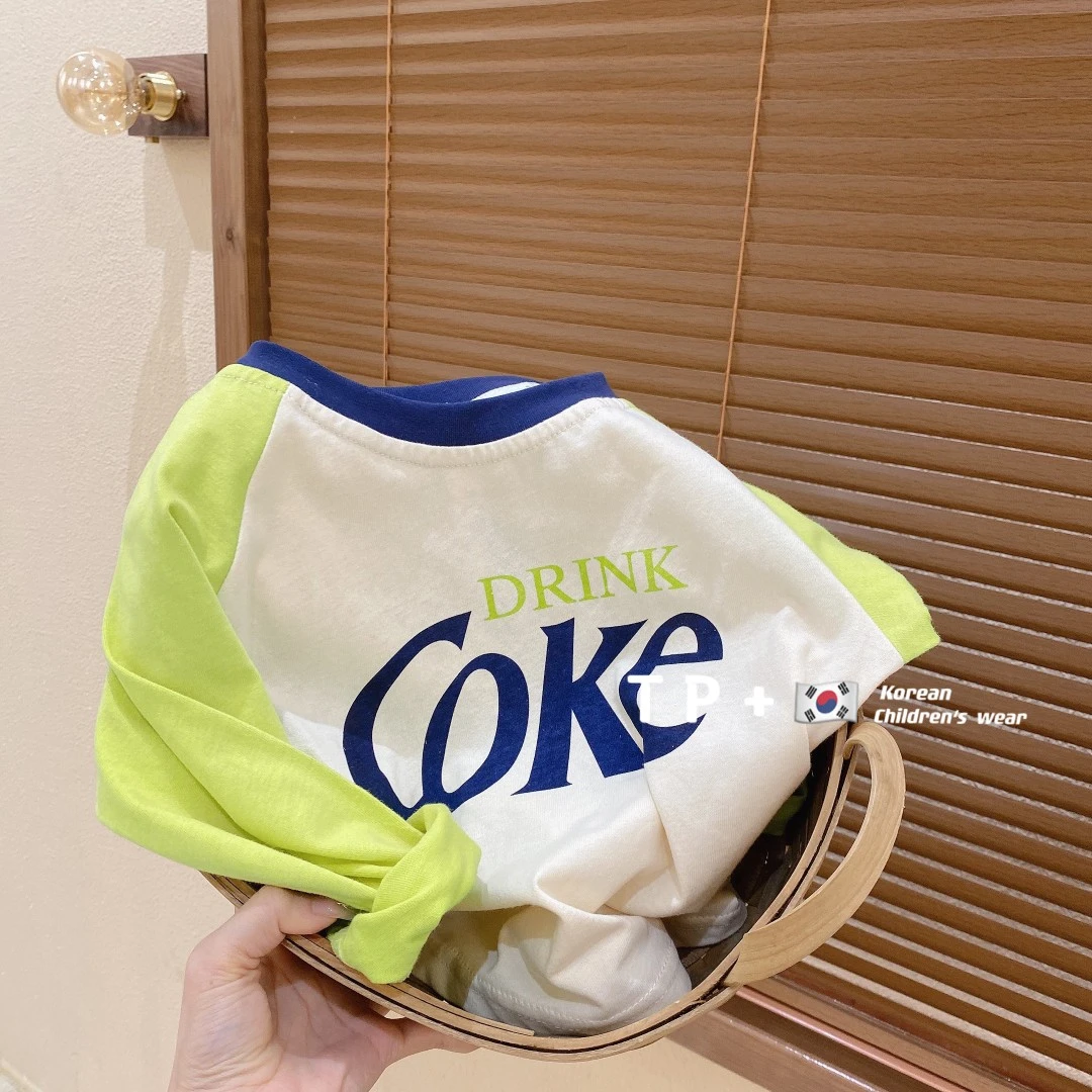 男童女童韩版长袖T恤秋装2024新款儿童纯棉打底衫宝宝春秋上衣