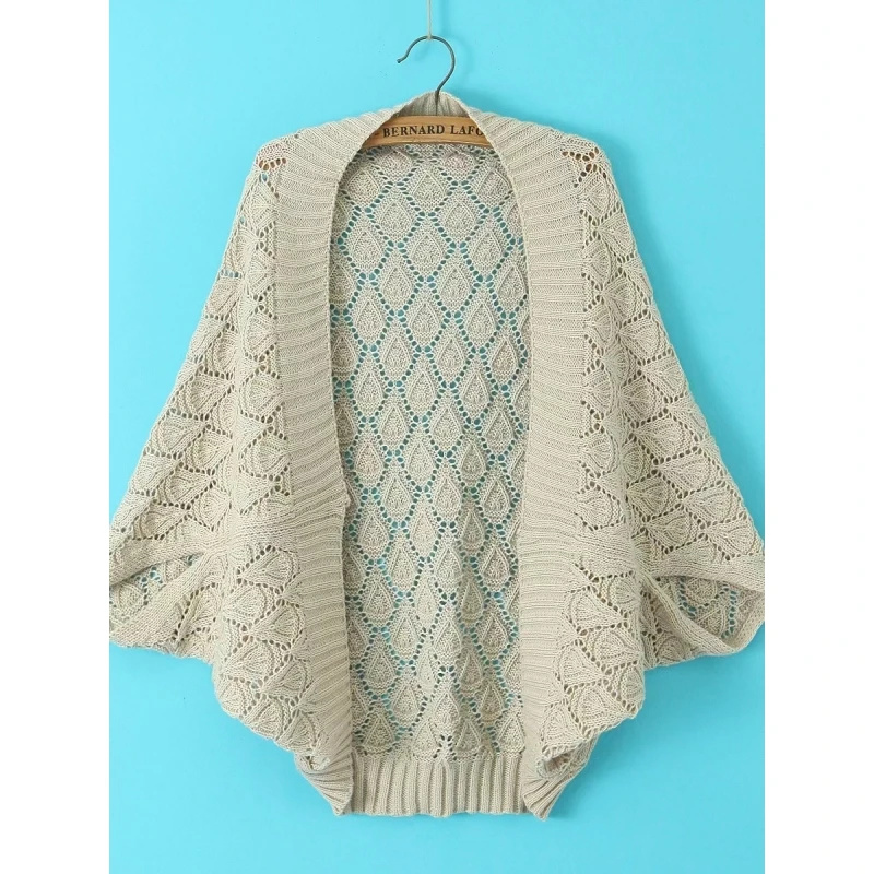 阑珊，镂空针织百搭披肩，均码～150斤，A101372