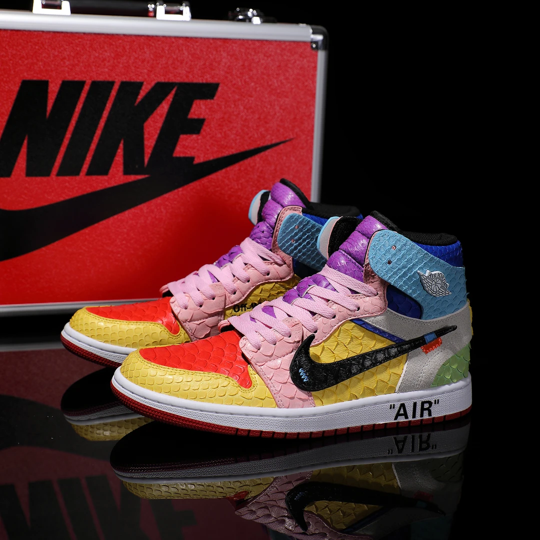 NIKE/耐克联名款十色蟒蛇皮【定制时尚潮流潮鞋百搭高级感鞋子