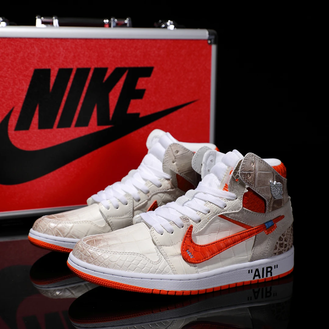NIKE/耐克喜马拉雅鳄鱼皮【定制球鞋】休闲情侣低帮潮流潮鞋复古