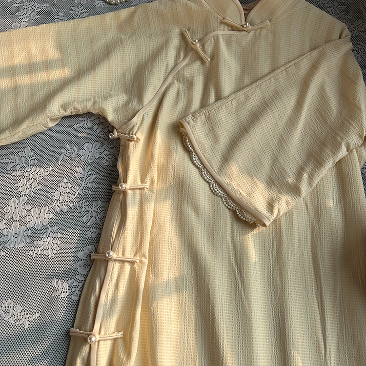 《奶油》全开襟蕾丝小香风显瘦气质夏季复古法式名媛蕾丝小香风显瘦