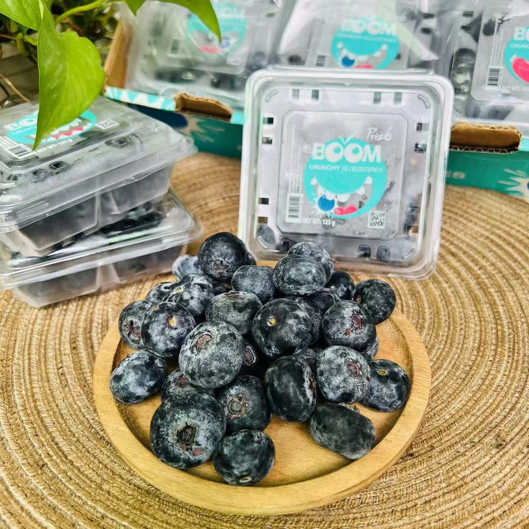 【乐鲜果园】秘鲁Boom小怪兽蓝莓22mm大果当季水果125g/盒 顺丰快递