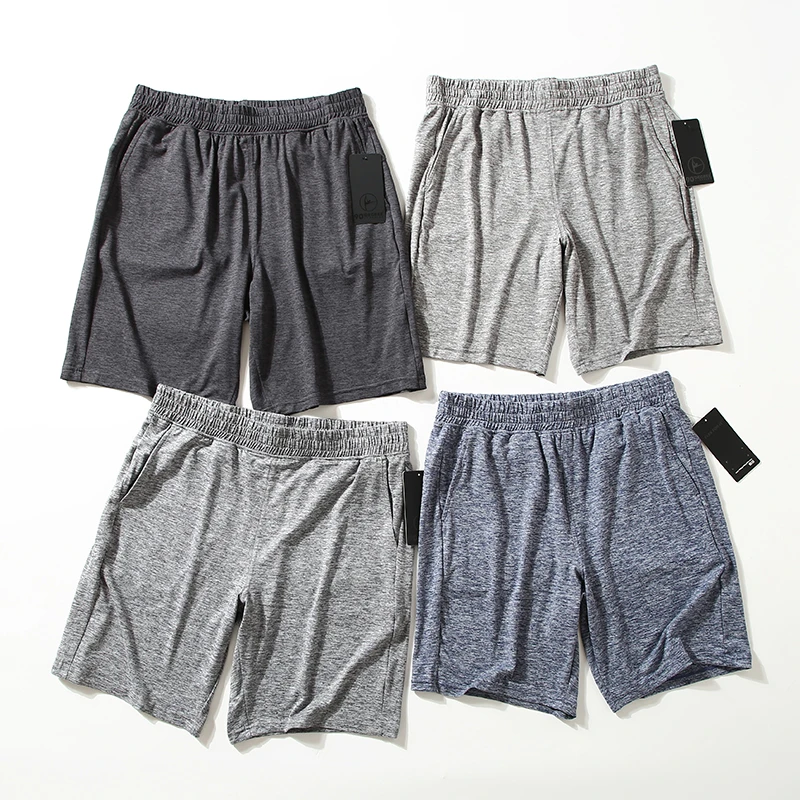 阳离子运动短裤男夏季薄款弹力户外健身跑步宽松直筒松紧腰五分裤
