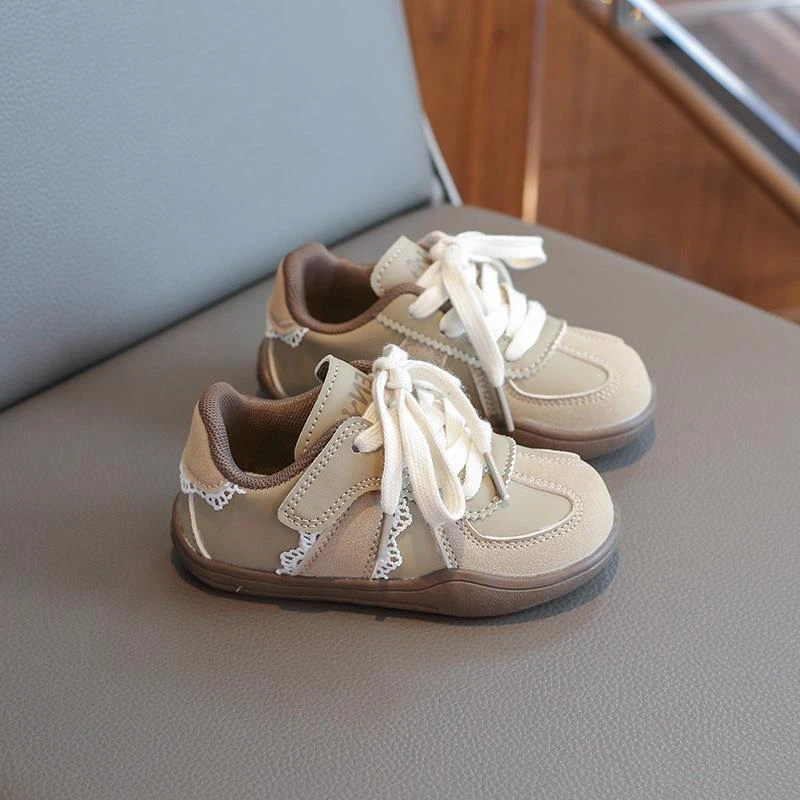 女童鞋子2025新款春秋儿童运动鞋轻便女孩童鞋秋季小童板鞋德训鞋
