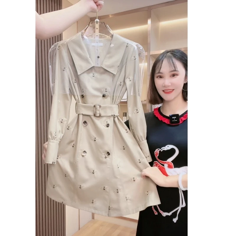 【语馨服饰轻奢女装】1801气质收腰显瘦连衣裙