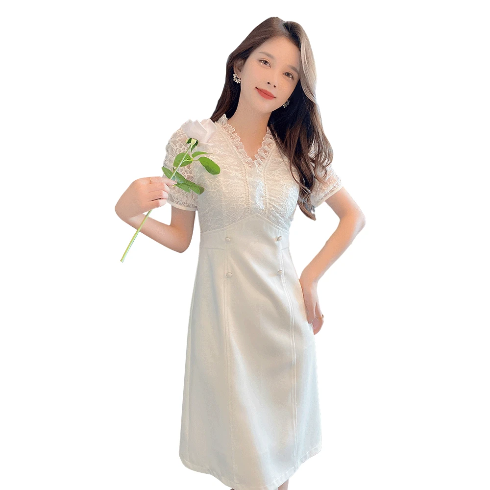 【语馨服饰】3249气质收腰显瘦连衣裙