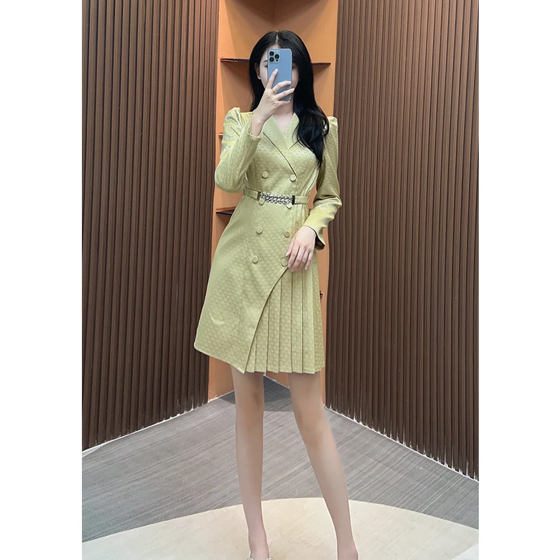 【语馨服饰】6486气质显瘦长袖西装外套