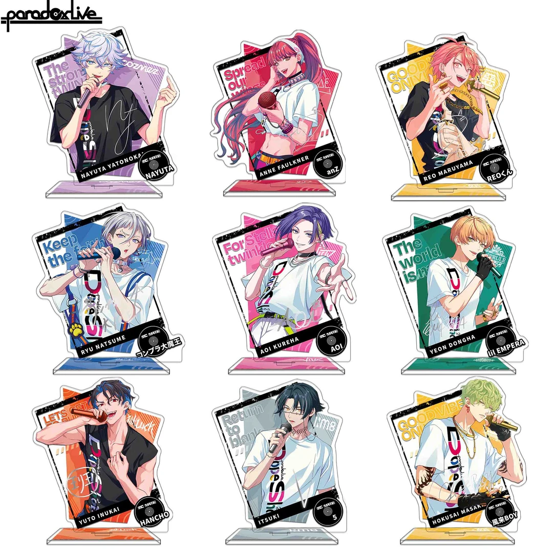 Paradox Live立牌 朱雀野 燕夏準 吴羽葵 动漫亚克力双面摆件16cm