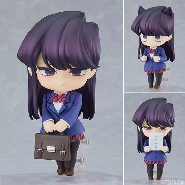 现货GSC 粘土人 1853 古见同学有交流障碍症 古见硝子Q版可动手办