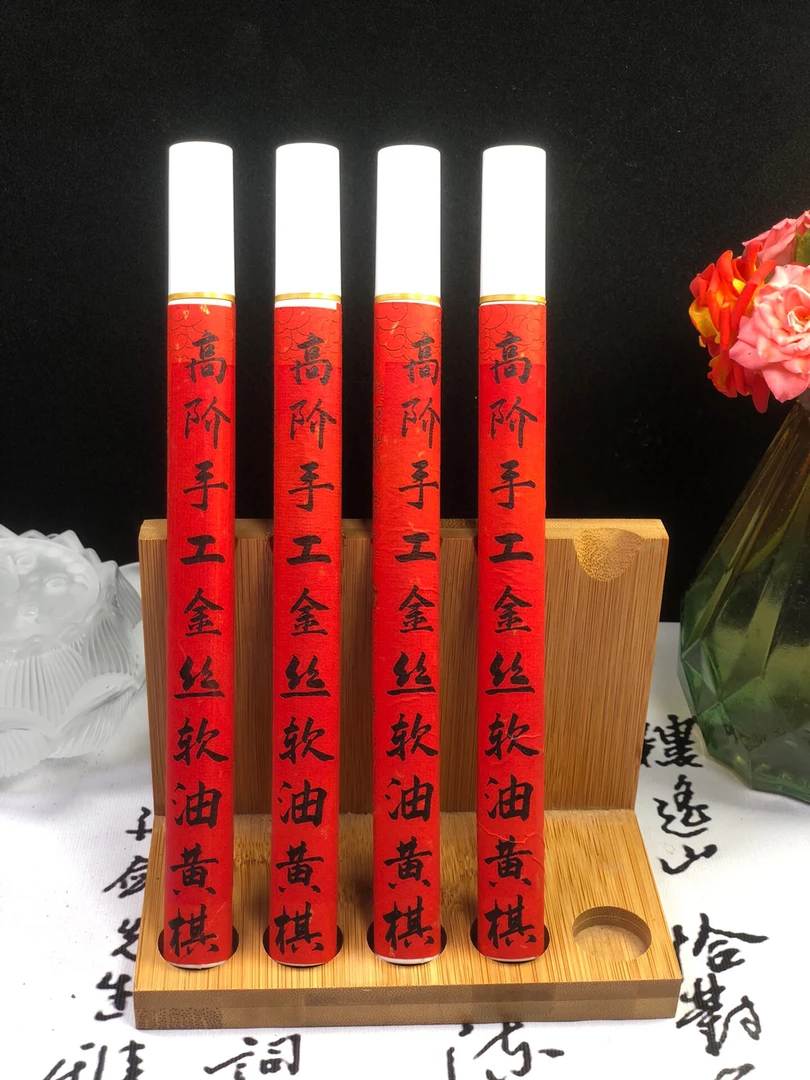 高阶手工金丝软油黄棋楠10克线香