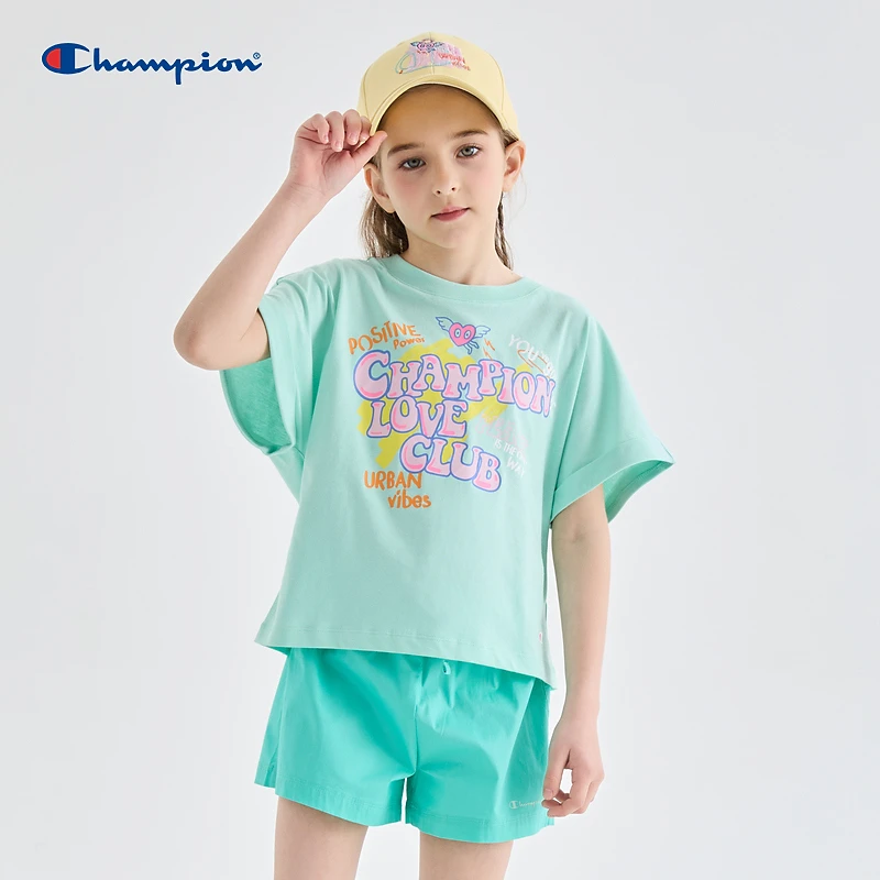 Champion冠军25夏新款爆款印花时尚短袖T恤EG-ZSS21