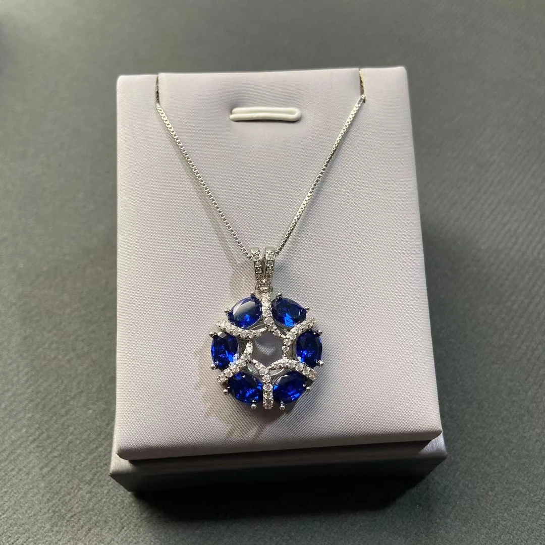 【私人定制】精美时尚大气蓝色吊坠JH 6138