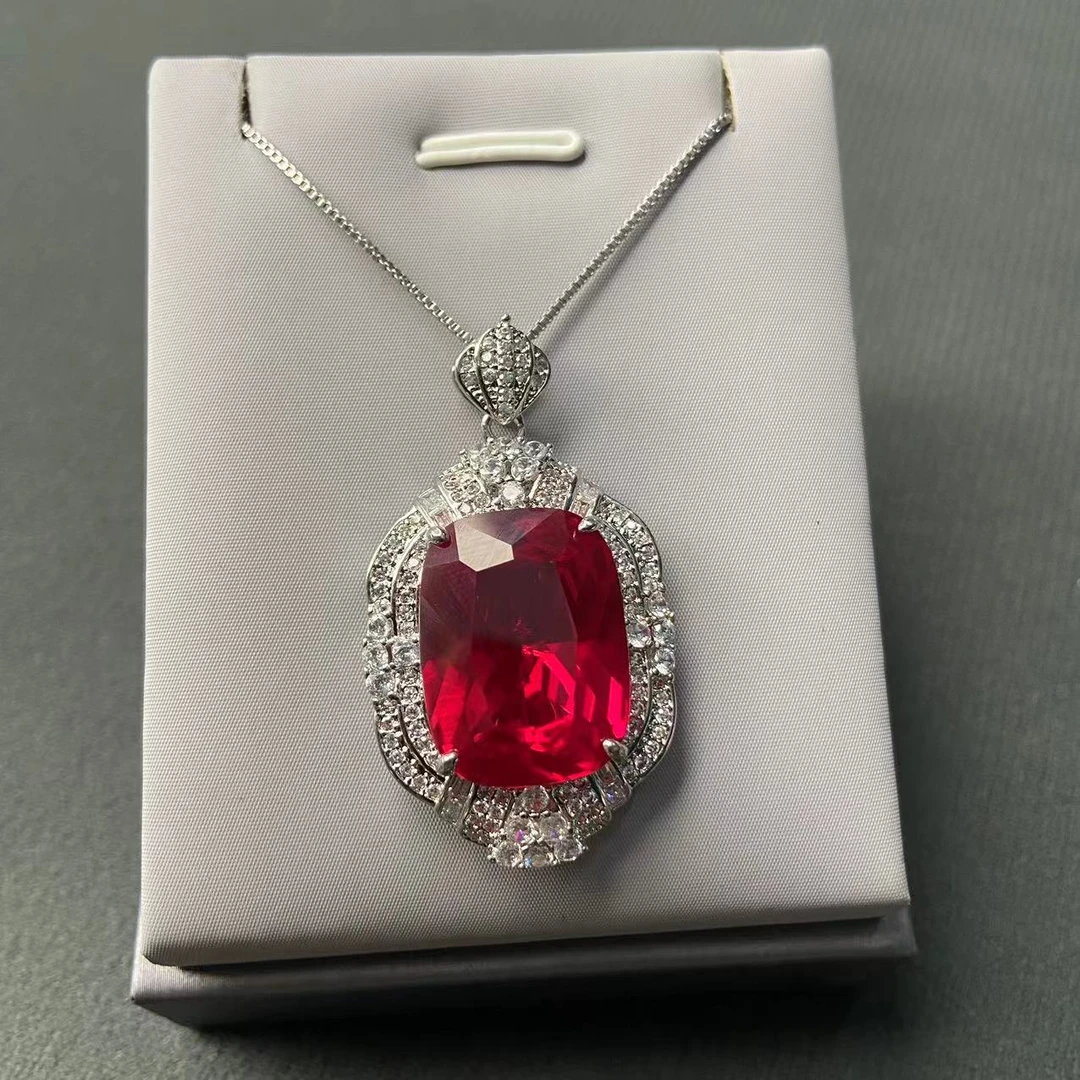 【私人定制】精美时尚大气红色吊坠ZSS 5095