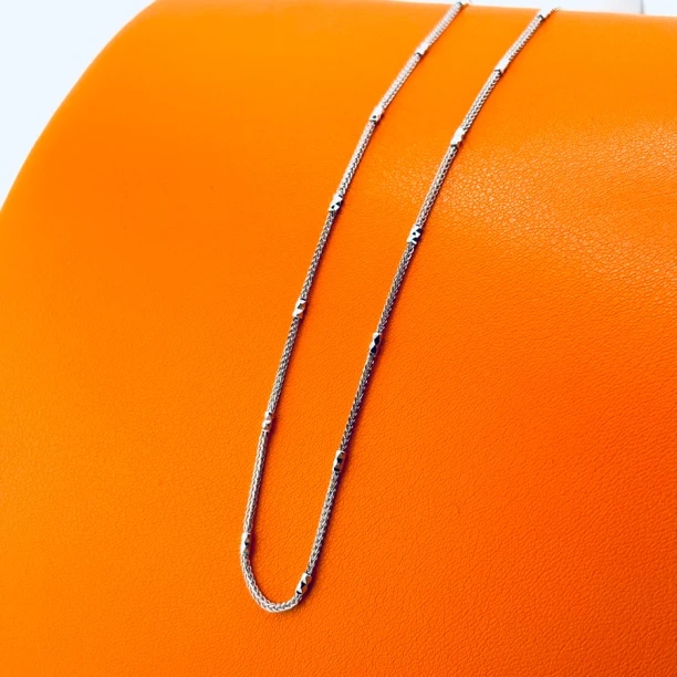 铂金Pt950肖邦竹节项链