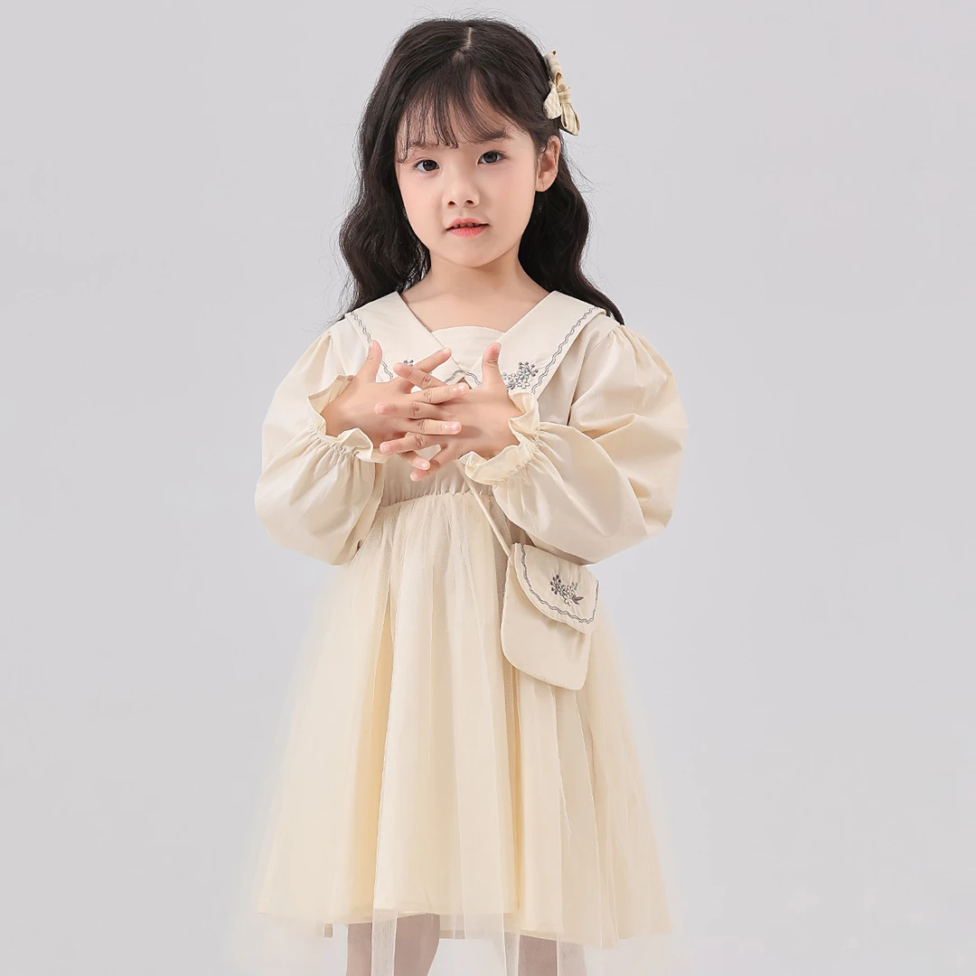 12748女小童长袖连衣裙NDLHJ12748A