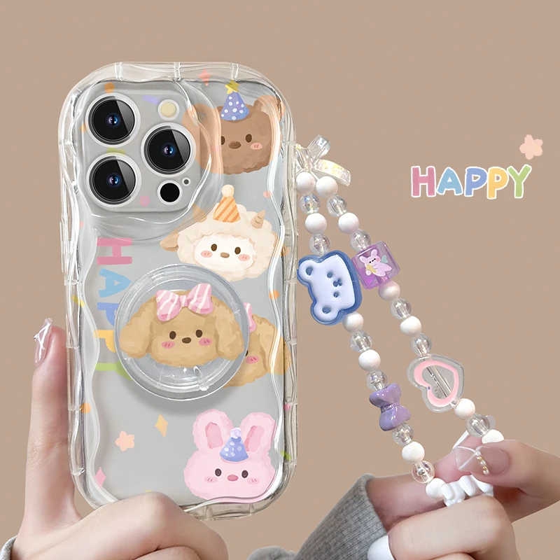 【奶油框硅胶壳】修狗快乐手机苹果15硅胶iPhone15pro快乐狗