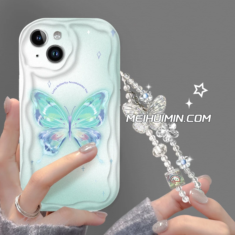 【奶油框硅胶壳】绿蝶安卓mate60手机壳硅胶iphone15pro