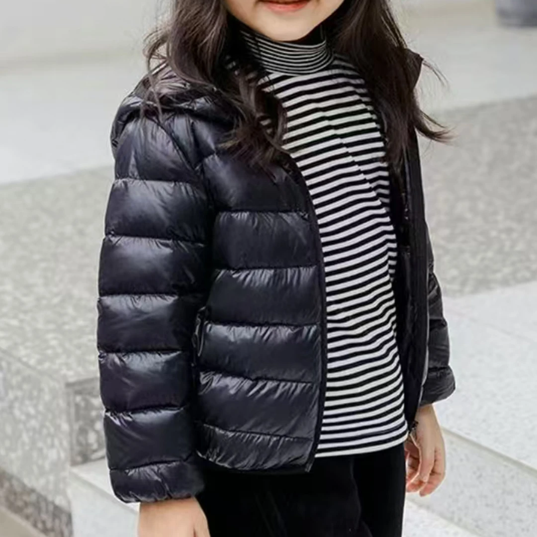 外贸原单连帽中大童韩版休闲时尚轻便冬款保暖棉服外套Y-6C77