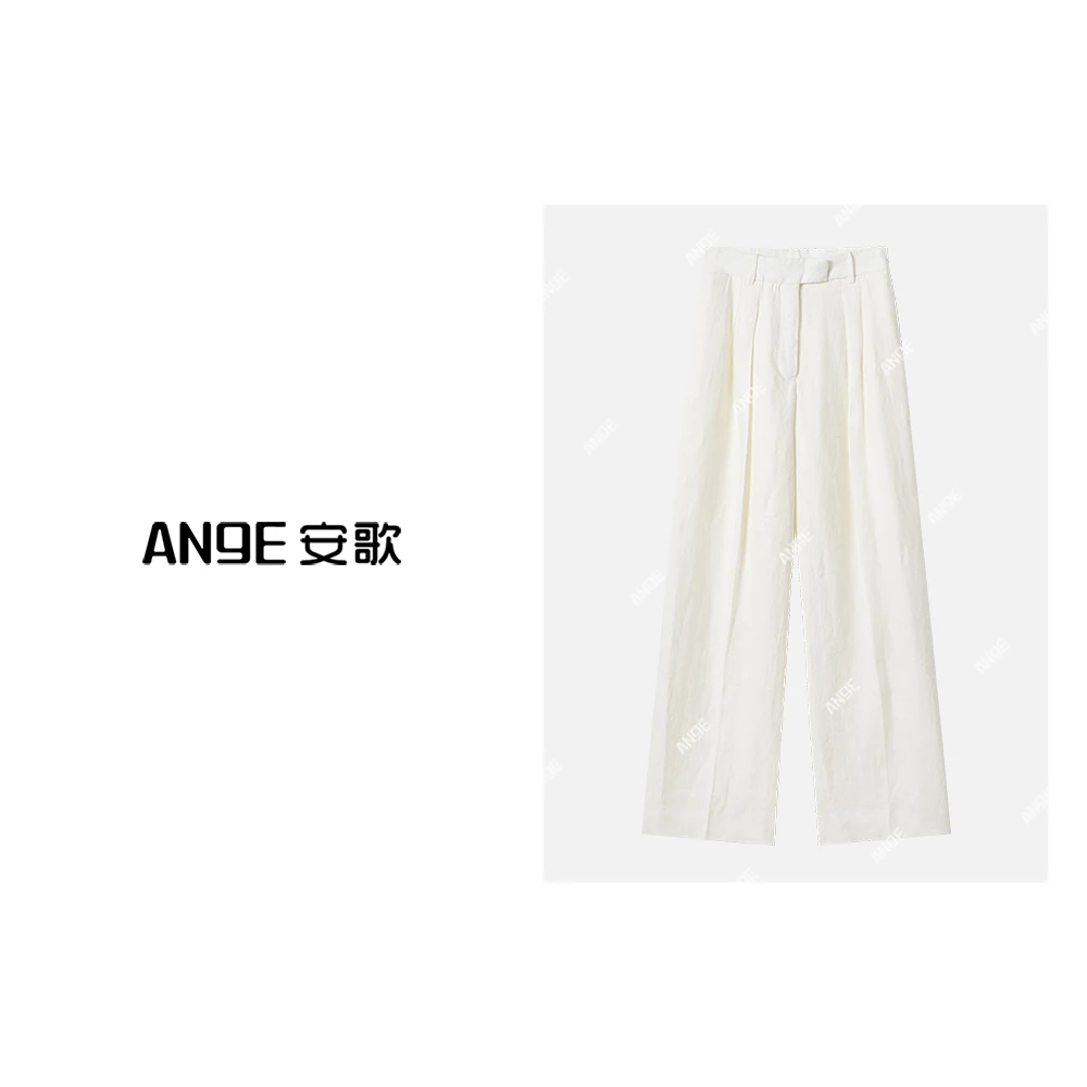 ANGE SUNNY【ROW  极简老钱风亚麻西裤】低调中的高级美 亚麻西装裤