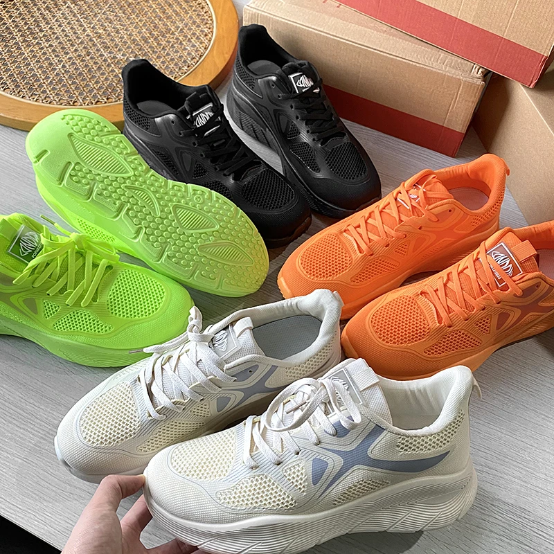 颜值在线！透气网面+橡胶大底！春夏男女款情侣户外运动休闲跑步鞋