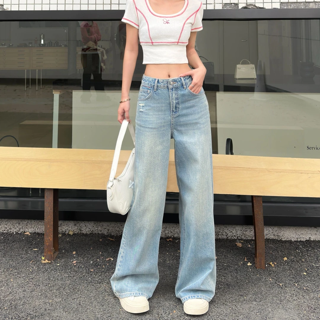 87206标美家春款拖地裤