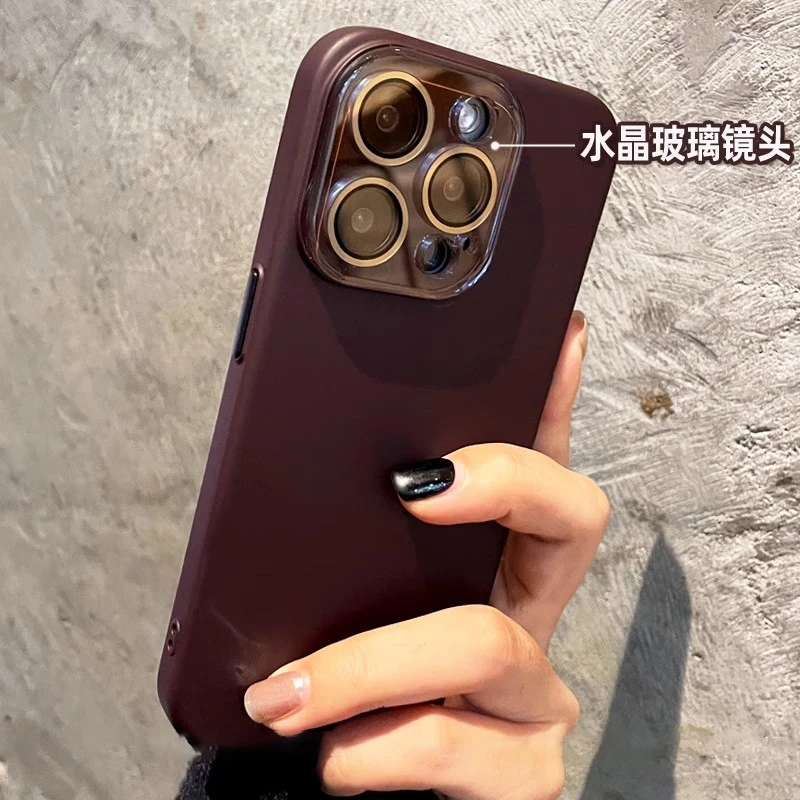适用iPhone16Promax手机壳新款带镜头膜苹果15pro高级感全包防摔