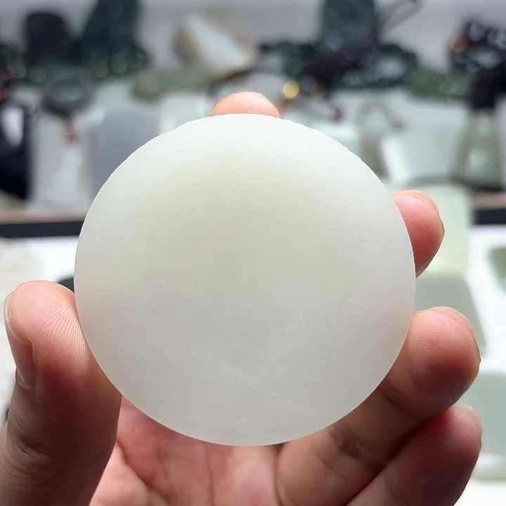 和田玉吊坠(不含链)未镶嵌手镯心