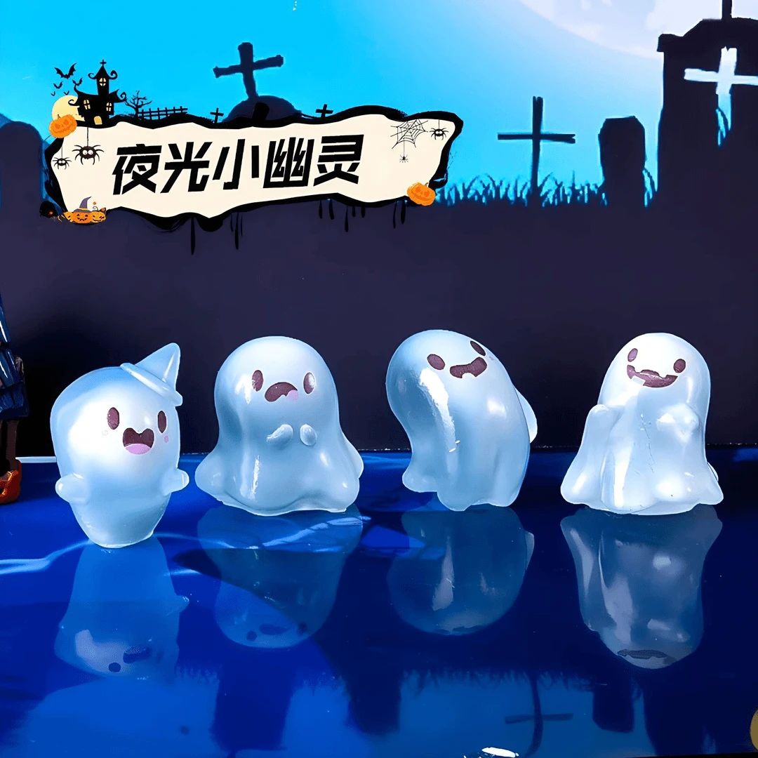 【许愿+对碰+隐藏】夜光小幽灵 立体桌面摆件DIY潮流微景观摆件