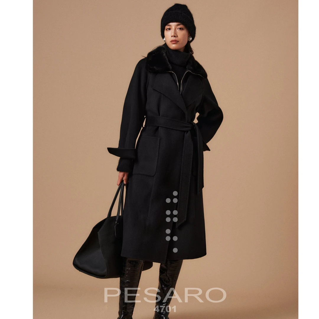 PESARO黄蕙玲气质优雅休闲时尚百搭大衣小众设计师3209-9082