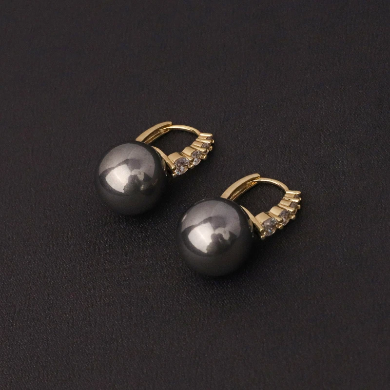 铜合金仿珍珠耳饰 【A111】简约时尚轻奢百搭饰品