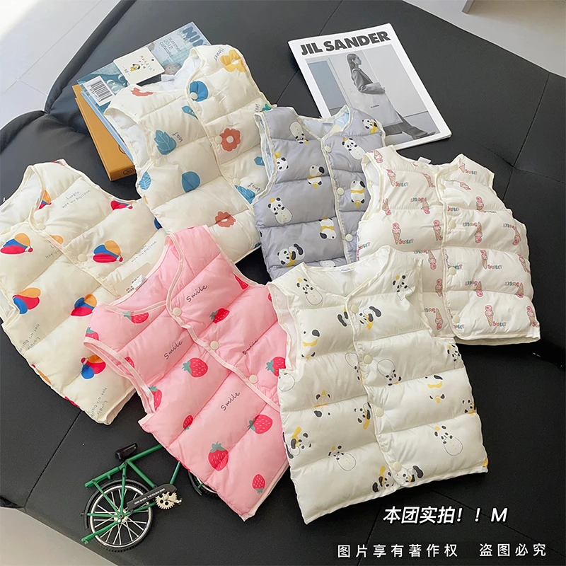 婴幼童秋冬夹棉小马甲男童女童内穿外穿背心宝宝马甲秋冬款