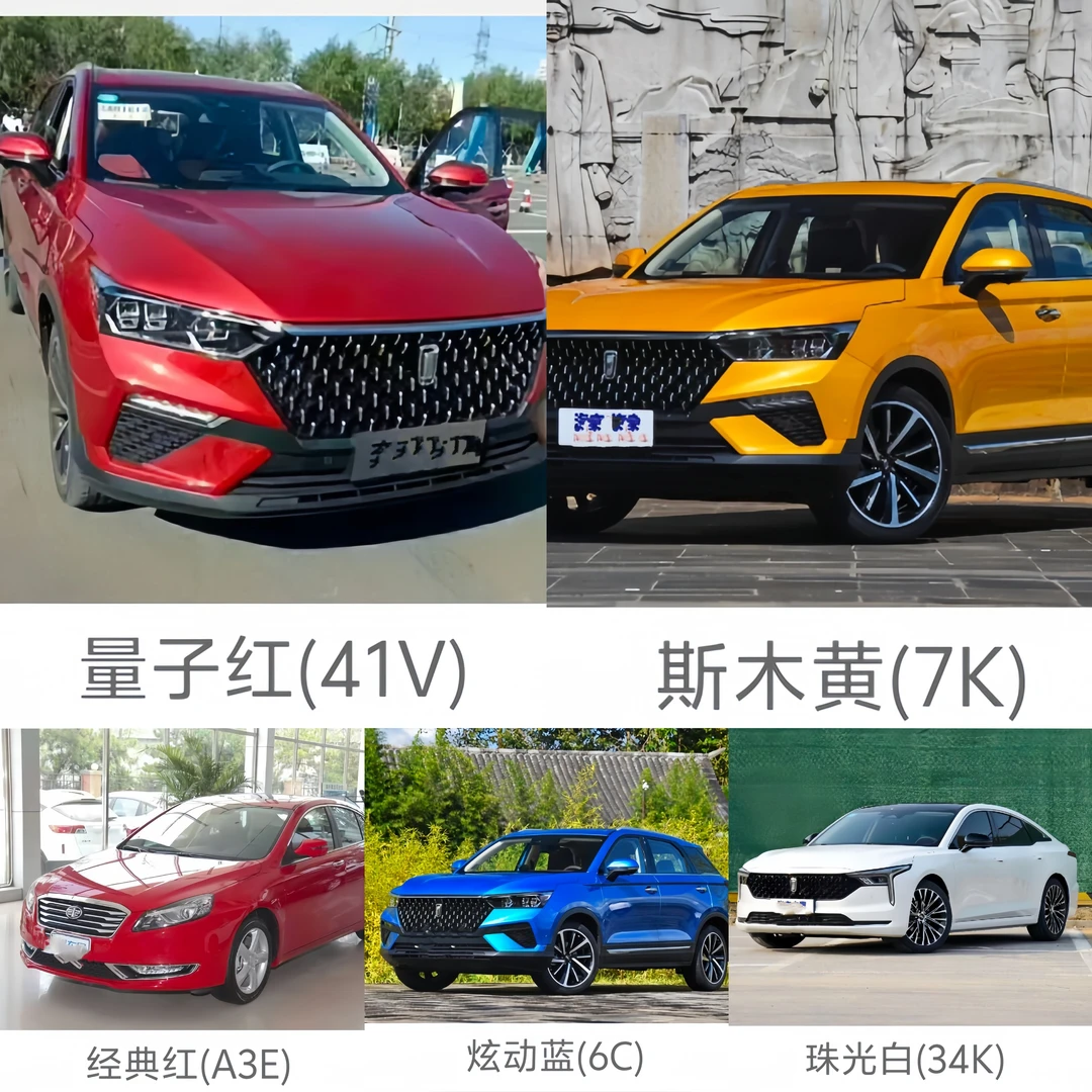 奔腾成品漆B30B50B70B90D60T33T55T77T90T99X40X80北极白量子红