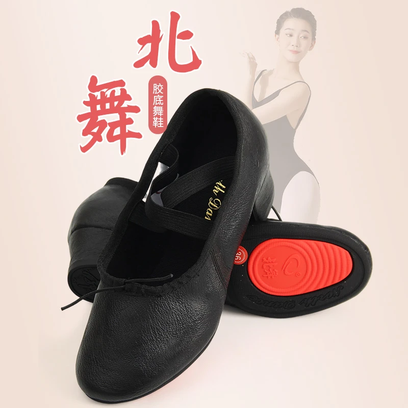 北舞舞蹈教师鞋室外成人软底女肚皮古典民族广场现代舞练功芭蕾鞋