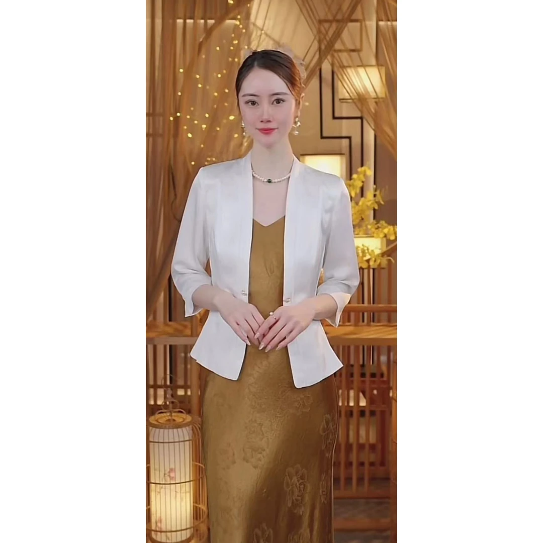 梦予 新中式时尚设计款上衣外套