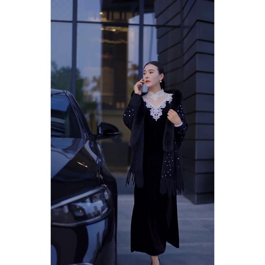 岁宁高品质设计师款连衣裙