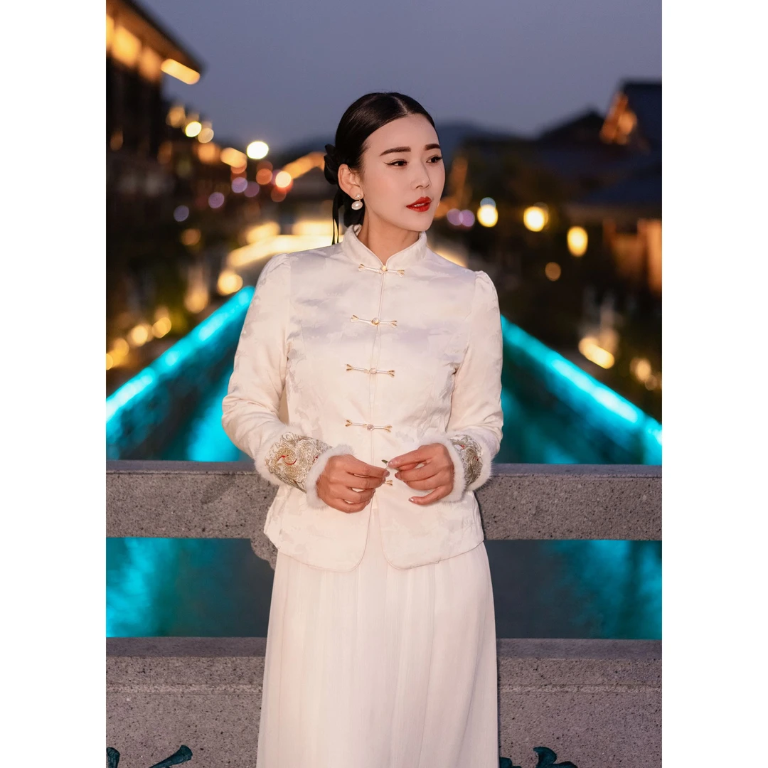 若璃  新中式时尚设计款棉服