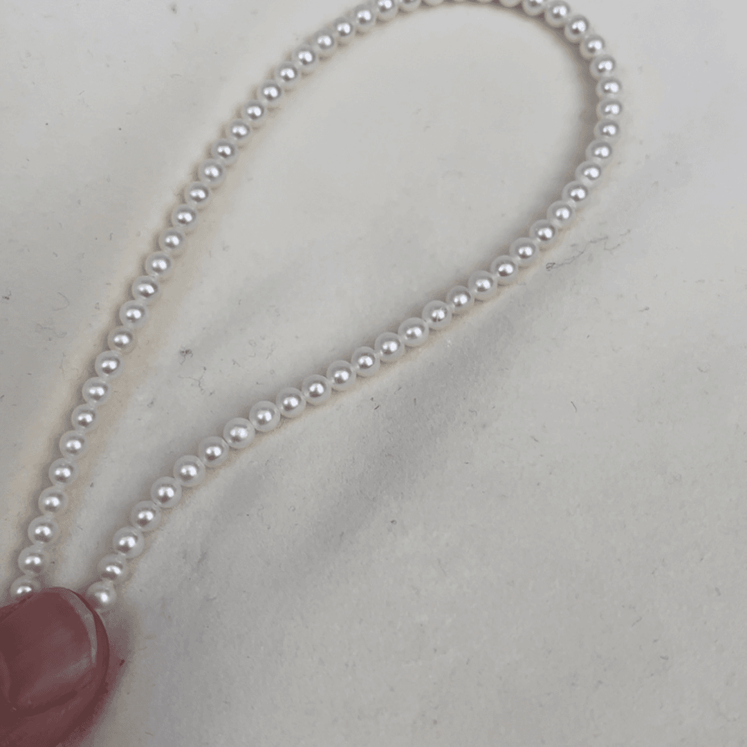 【闪购商品】淡水珍珠颈饰18K金镶嵌