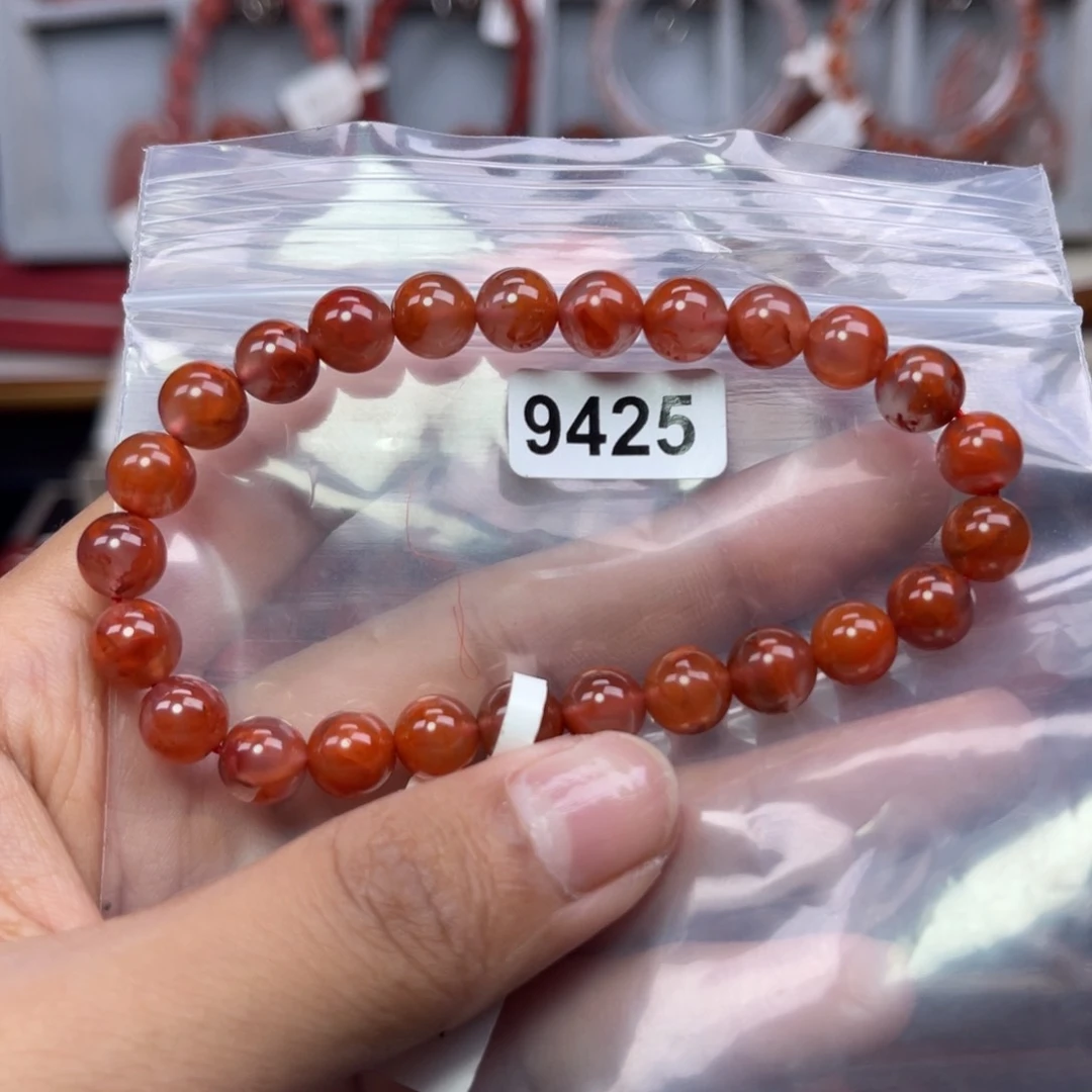 南红玛瑙手串7m9425未镶嵌