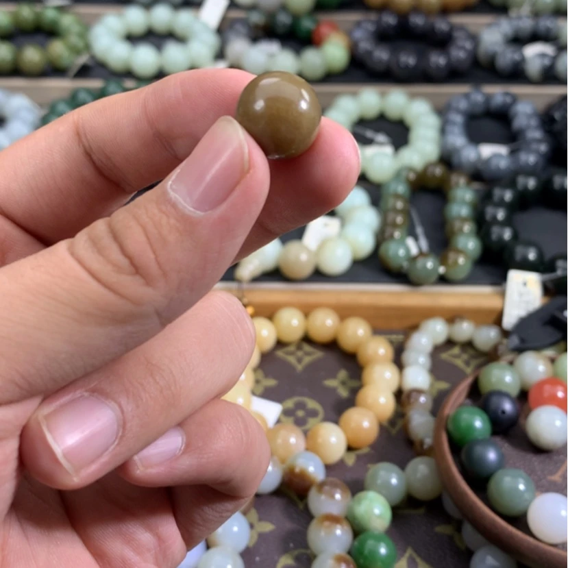 【闪购商品】和田玉单珠定制未镶嵌N***H