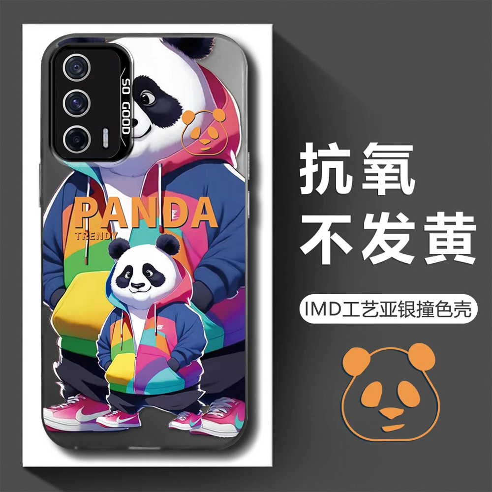 OPPO真我GT潮流熊猫高颜值电镀壳创意个性潮牌高档手机壳