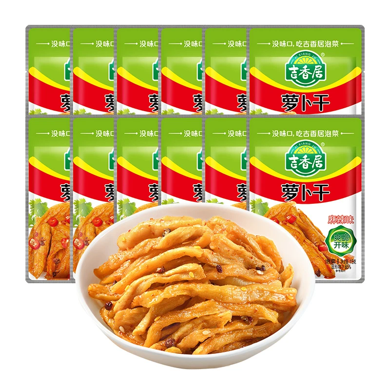 15g麻辣萝卜干12袋