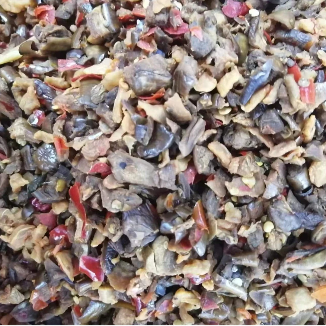 （干茄子酸菜）湘西赶集直播特产土产干货小鱼小虾豆豉酸菜250克起